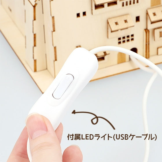 Spirited Away ki-gu-mi Wooden Model - Aburaya Bathhouse - official view 12