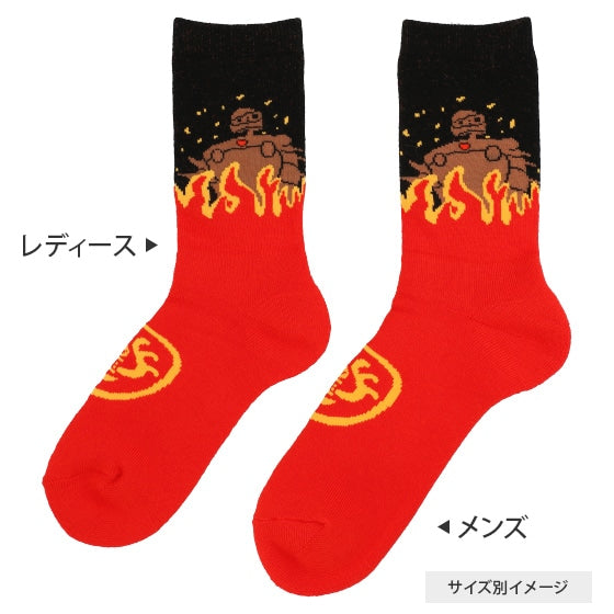 Spirited Away Socks - GBL No-Face Pattern - White - official product view 8