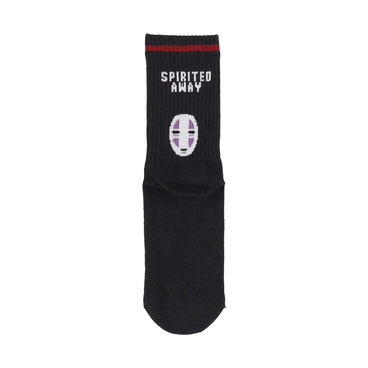 Spirited Away Socks - No-Face American Rib Crew - 26110360 - official product view 1