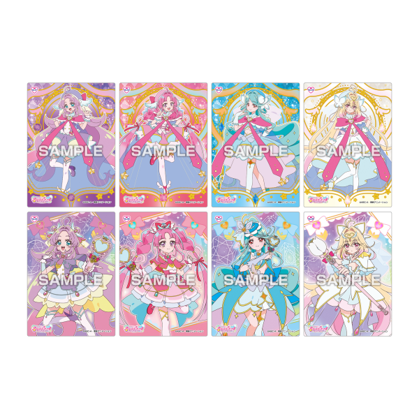 Star Detective Precure! Clear Card Collection Gum - Box (18 Packs) RANDOM - official product image 2