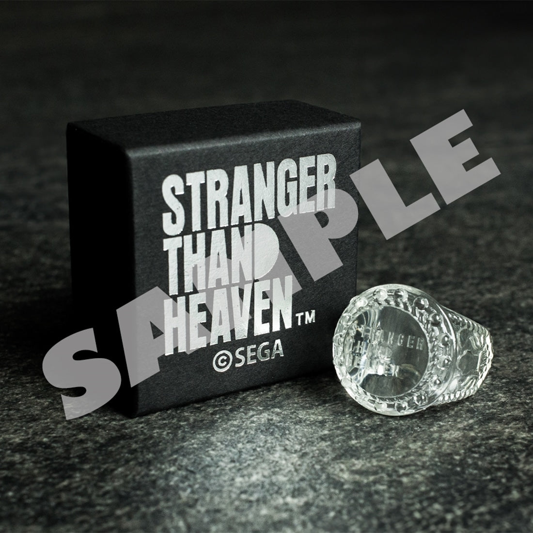 STRANGER THAN HEAVEN Clear Resin College Ring