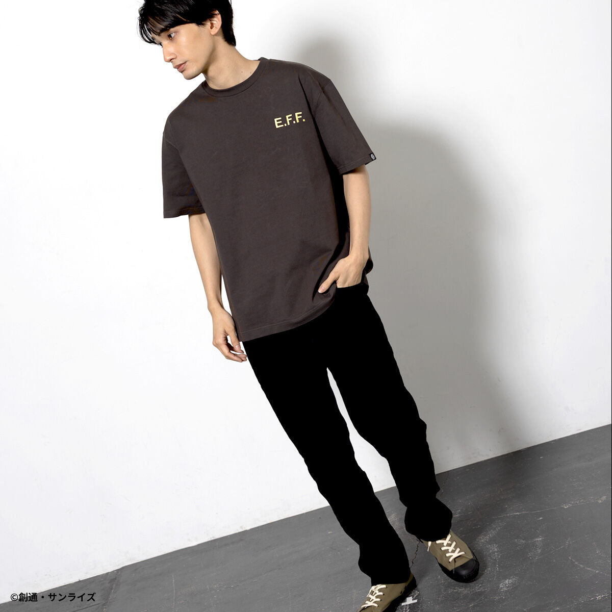 STRICT-G Mobile Suit Gundam Hathaway - Penelope Embroidered T-Shirt - official product view 3