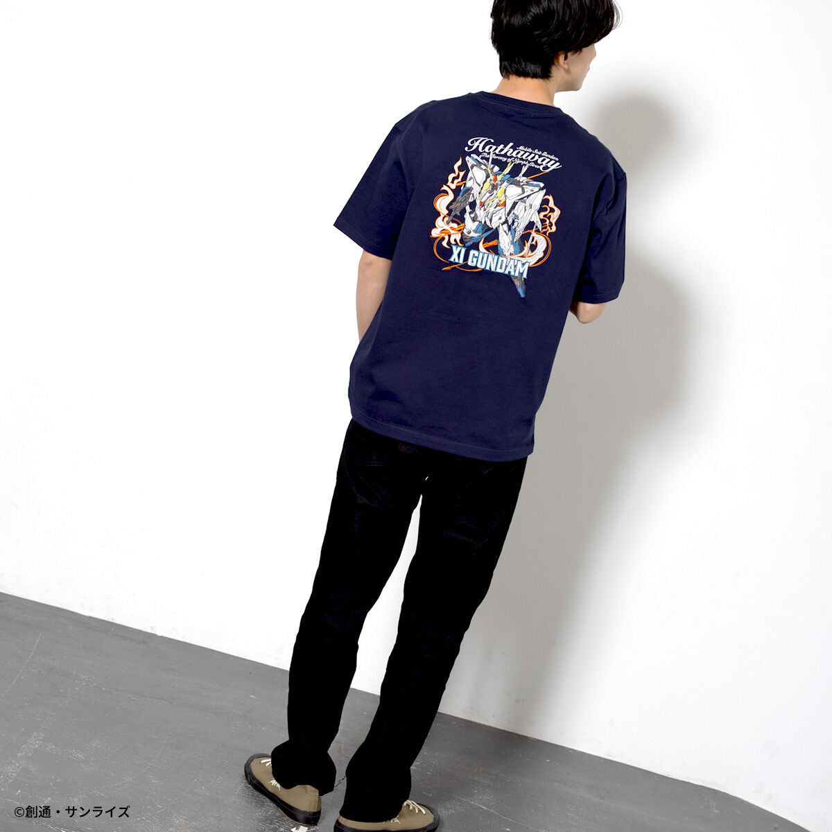 STRICT-G Mobile Suit Gundam Hathaway - Xi Gundam Embroidered T-Shirt - official product view 5