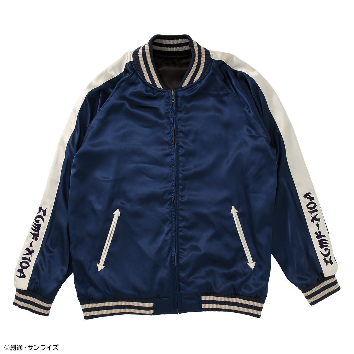 STRICT-G Mobile Suit Gundam SEED - Freedom Gundam Reversible Sukajan Jacket - official product view 3