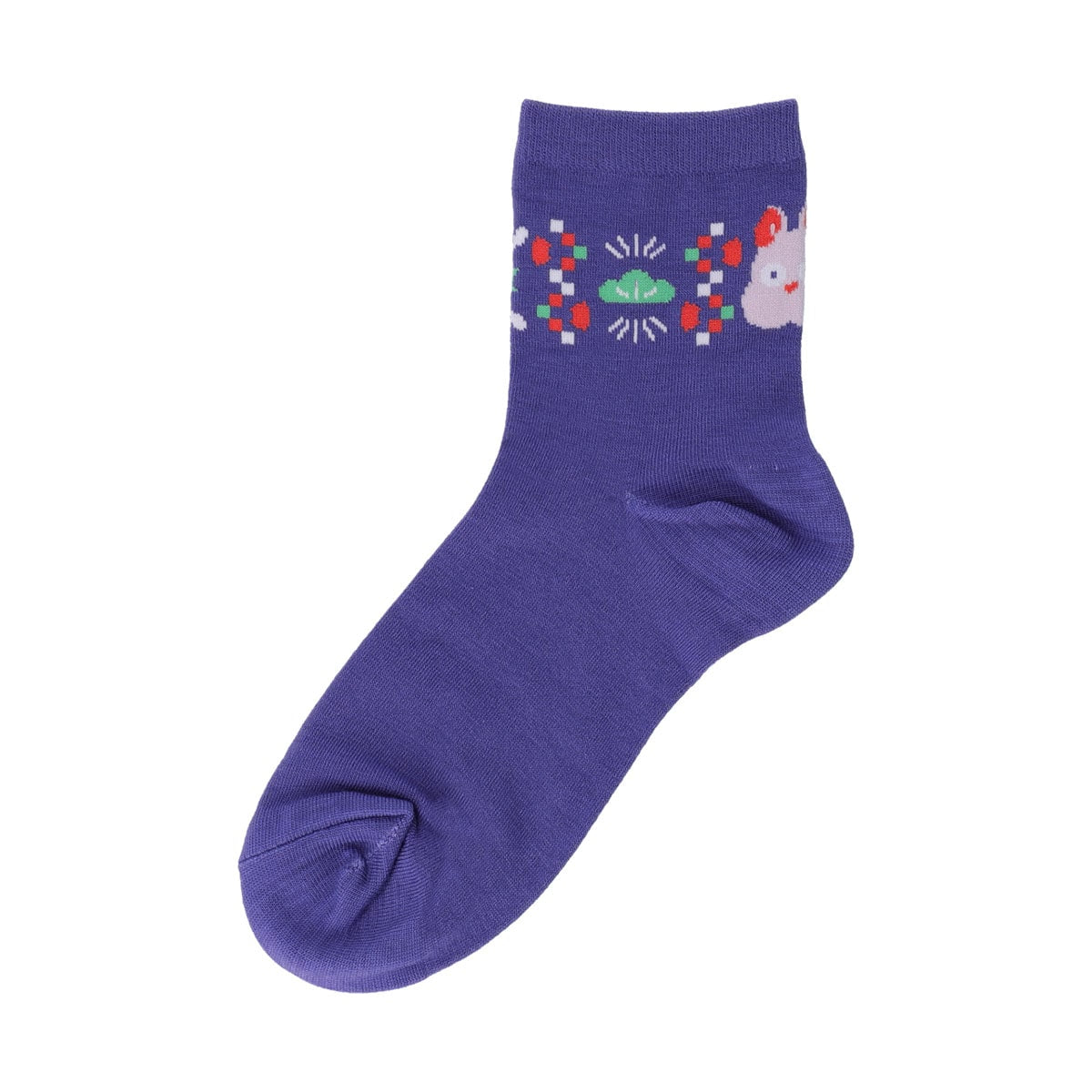 Studio Ghibli 13 cm Short Socks 23-25 cm (4 Types) - Boh Purple - official view 10