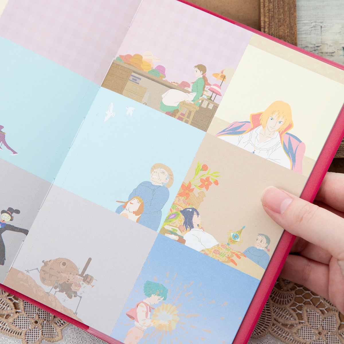 Studio Ghibli 2027 B6 Planners (3 Types) - Howl's Moving Castle - official view 39