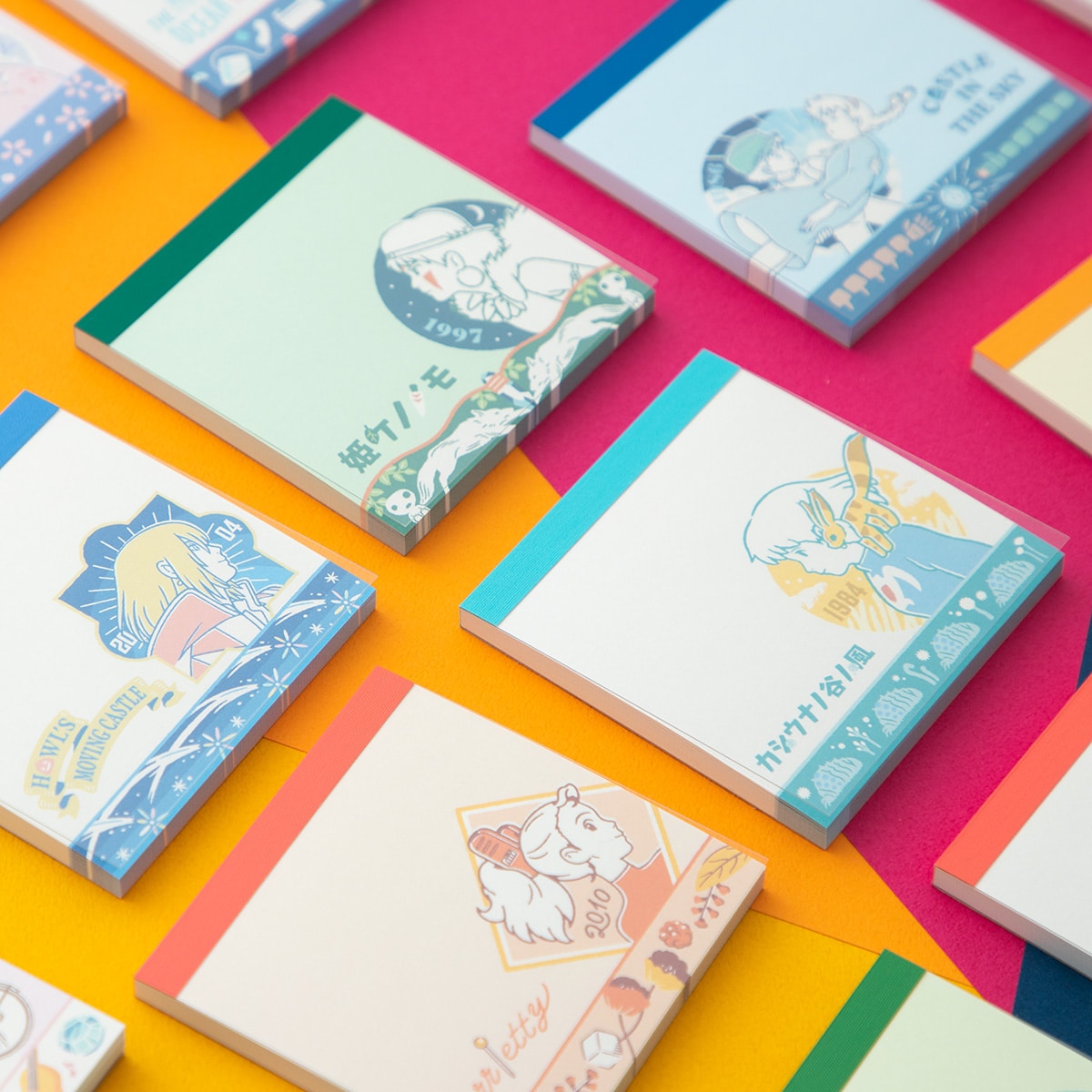 Studio Ghibli - 24 Films Memo Pad Collection, Sealed Box of 24 - RANDOM - official view 7