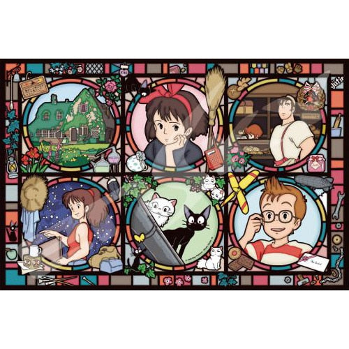 Studio Ghibli - Art Crystal Jigsaw Puzzles, 208 Pieces (2 Types) - Kiki Koriko Town Letter - official view 1
