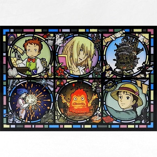 Studio Ghibli - Art Crystal Jigsaw Puzzles, 208 Pieces (2 Types) - Howl Magic Castle Letter - official view 2