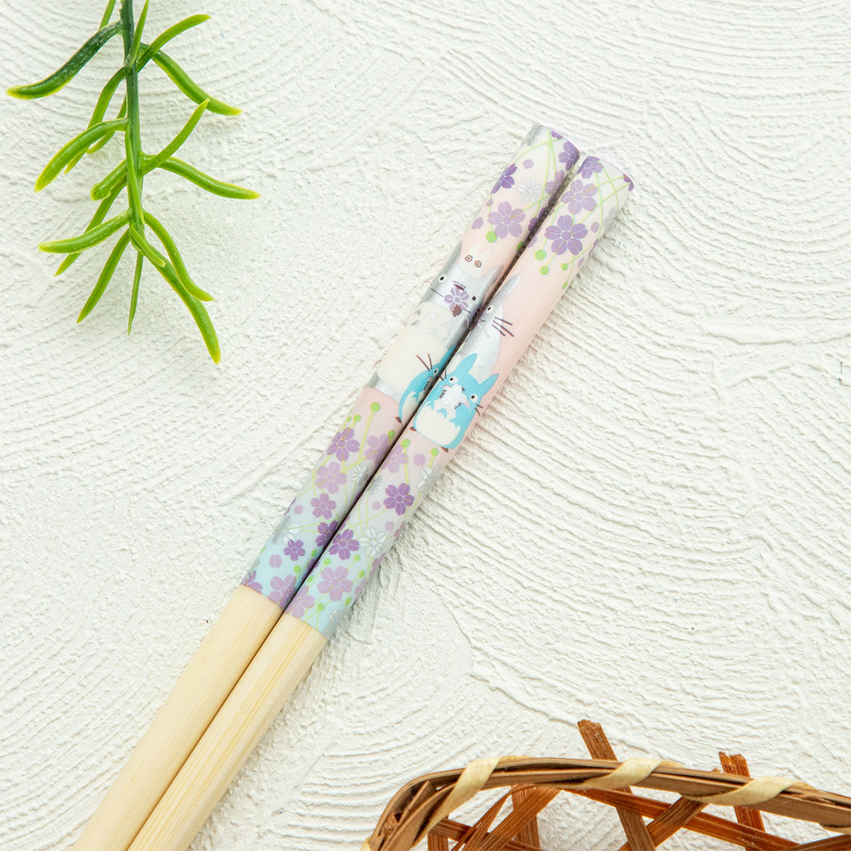 Studio Ghibli Bamboo Chopsticks 21 cm (5 Types) - Totoro Flower Dance - official view 2