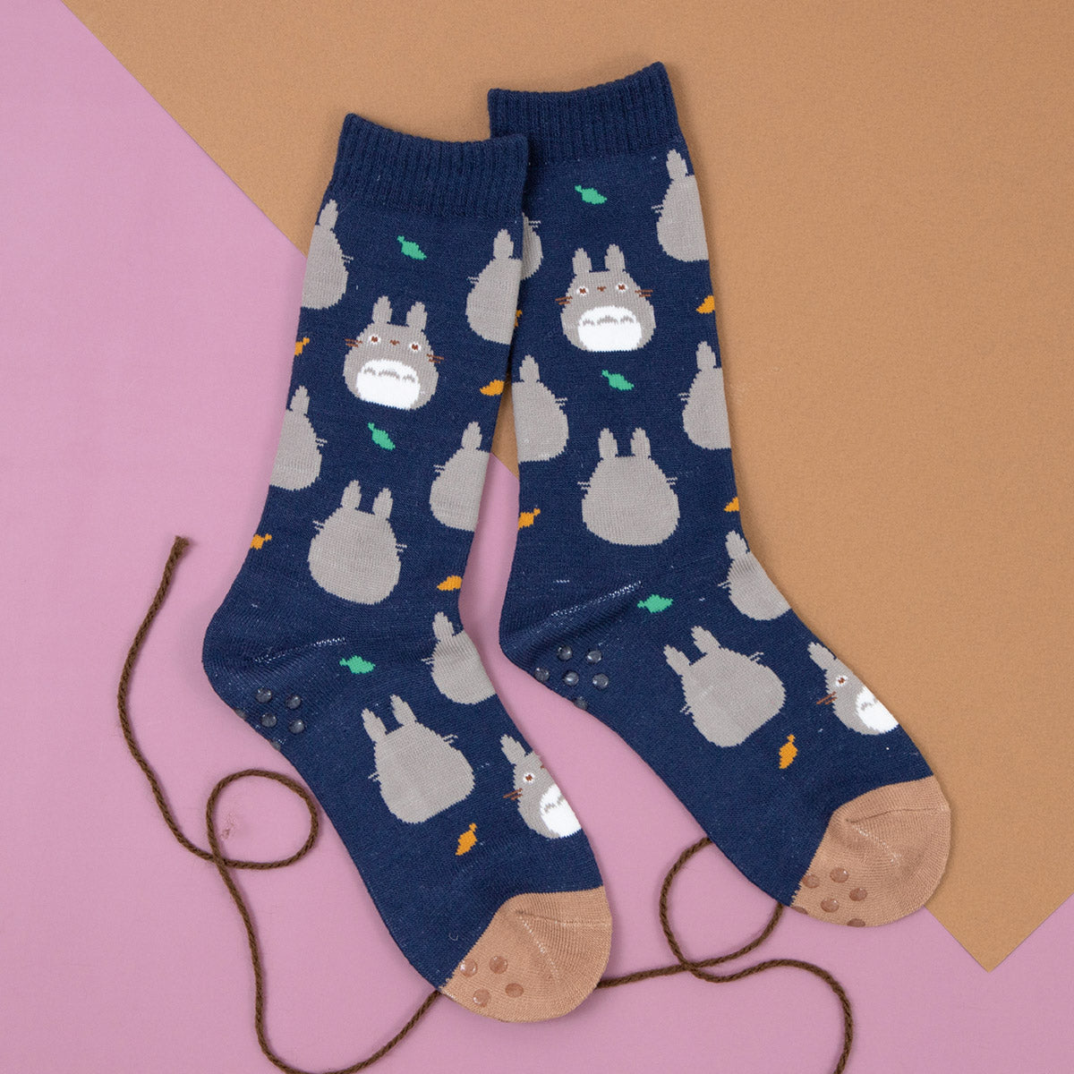 Studio Ghibli - Calf-Length Room Socks 23-25 cm (2 Types) - Totoro - official view 1