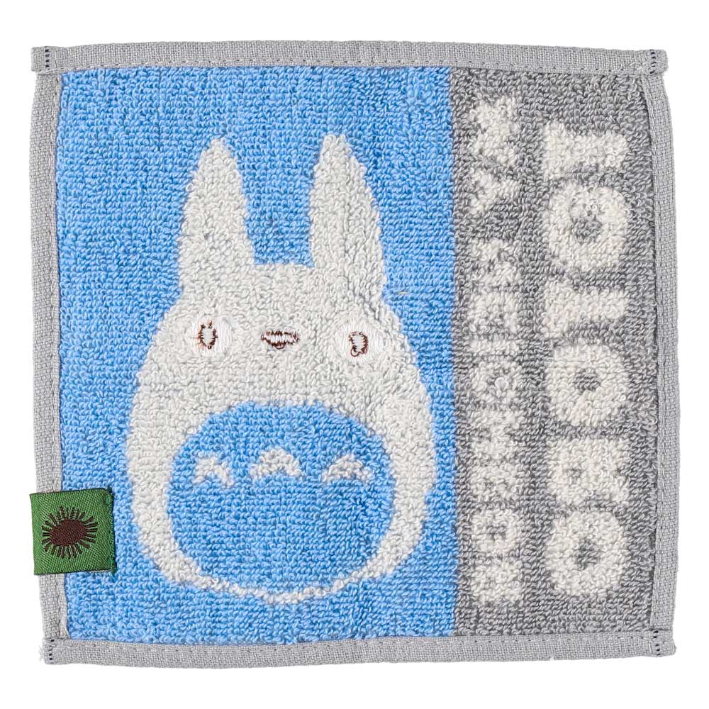 Studio Ghibli 15 cm character mini towel - blue totoro - official view 3