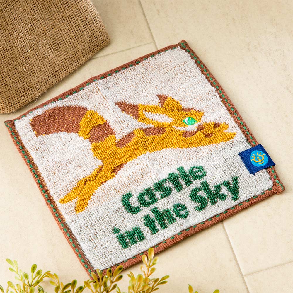 Studio Ghibli 15 cm character mini towel - fox squirrel - official view 1