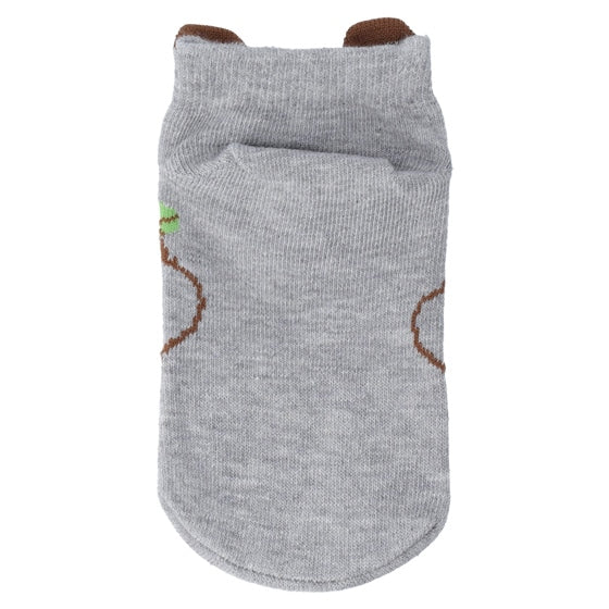 Studio Ghibli Character Puppet Sneaker Socks 13-19 cm (6 Types) - Totoro Grey - official view 2