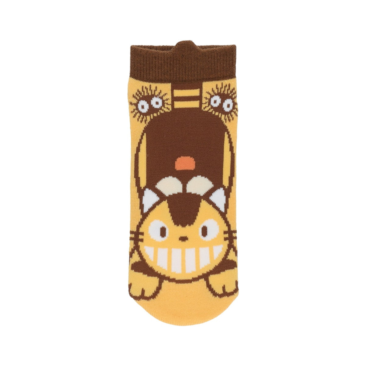 Studio Ghibli Character Puppet Sneaker Socks 23-25 cm (5 Types) - Catbus Yellow - official view 7