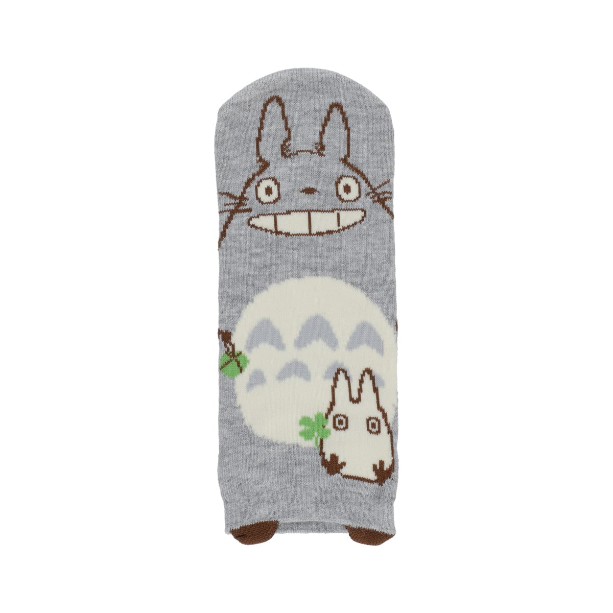 Studio Ghibli Character Puppet Sneaker Socks 25-27 cm (2 Types) - Totoro Grey - official view 1