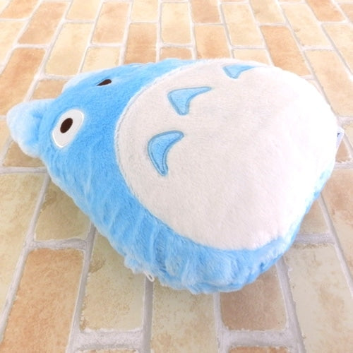 Studio Ghibli Character-Shaped Memory-Foam Cushions (3 Types) - Blue Totoro - official view 9