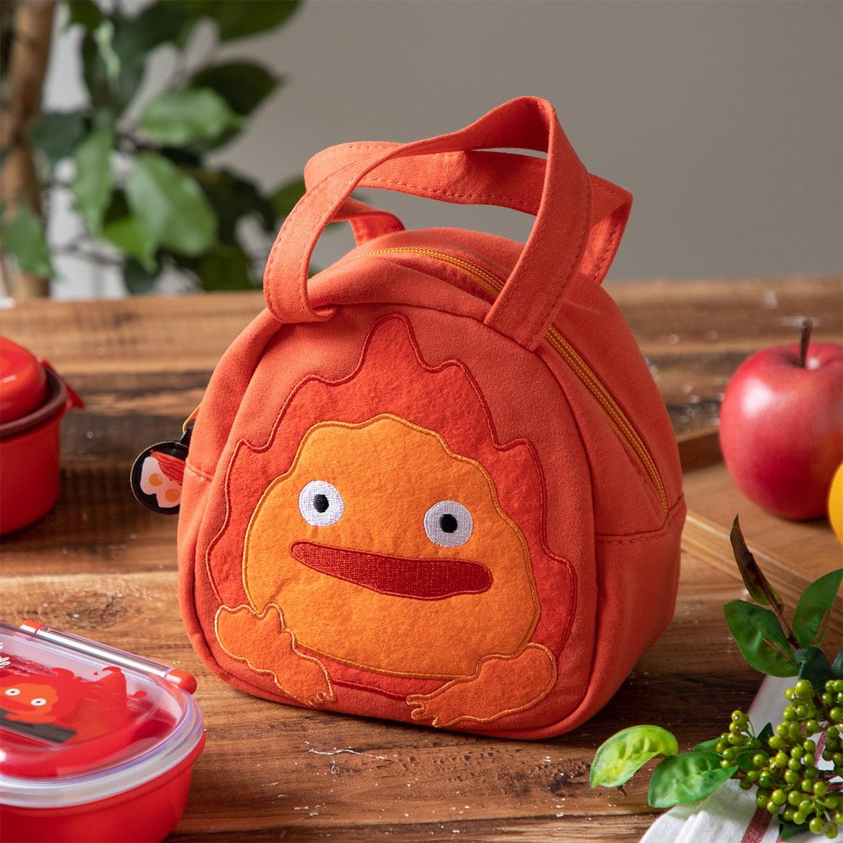 Studio Ghibli - Character Sweat Fabric Die-Cut Bags (5 Types) - Calcifer - official view 28