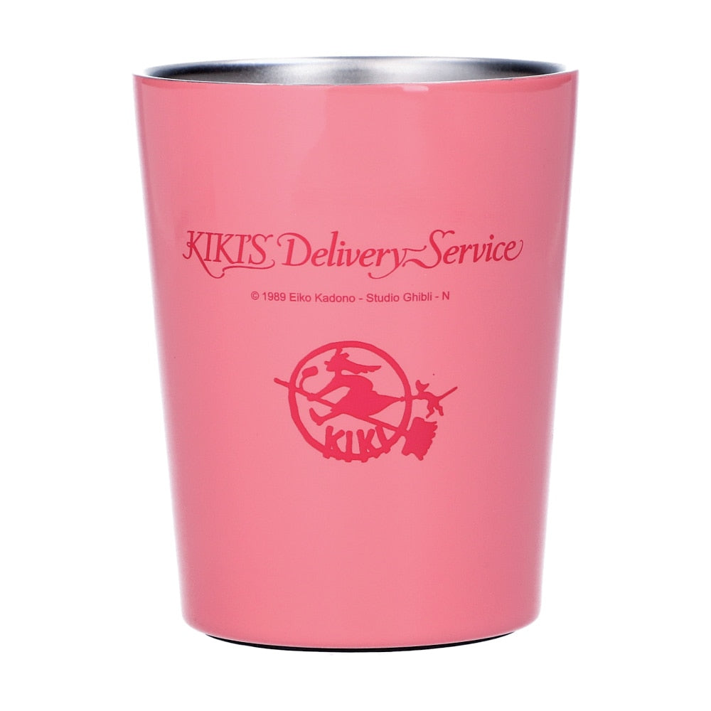 Studio Ghibli Coffee Cup Holders 240 ml (2 Types) - Pink Kiki - official view 5