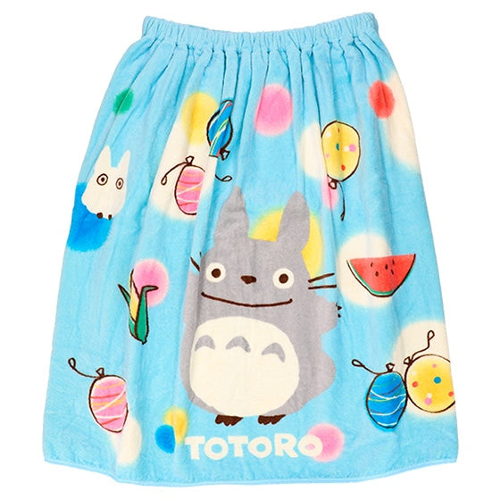 Studio Ghibli Cotton Snap Wrap Towels 60 cm (2 Types) - Totoro Summer Holiday - official view 1