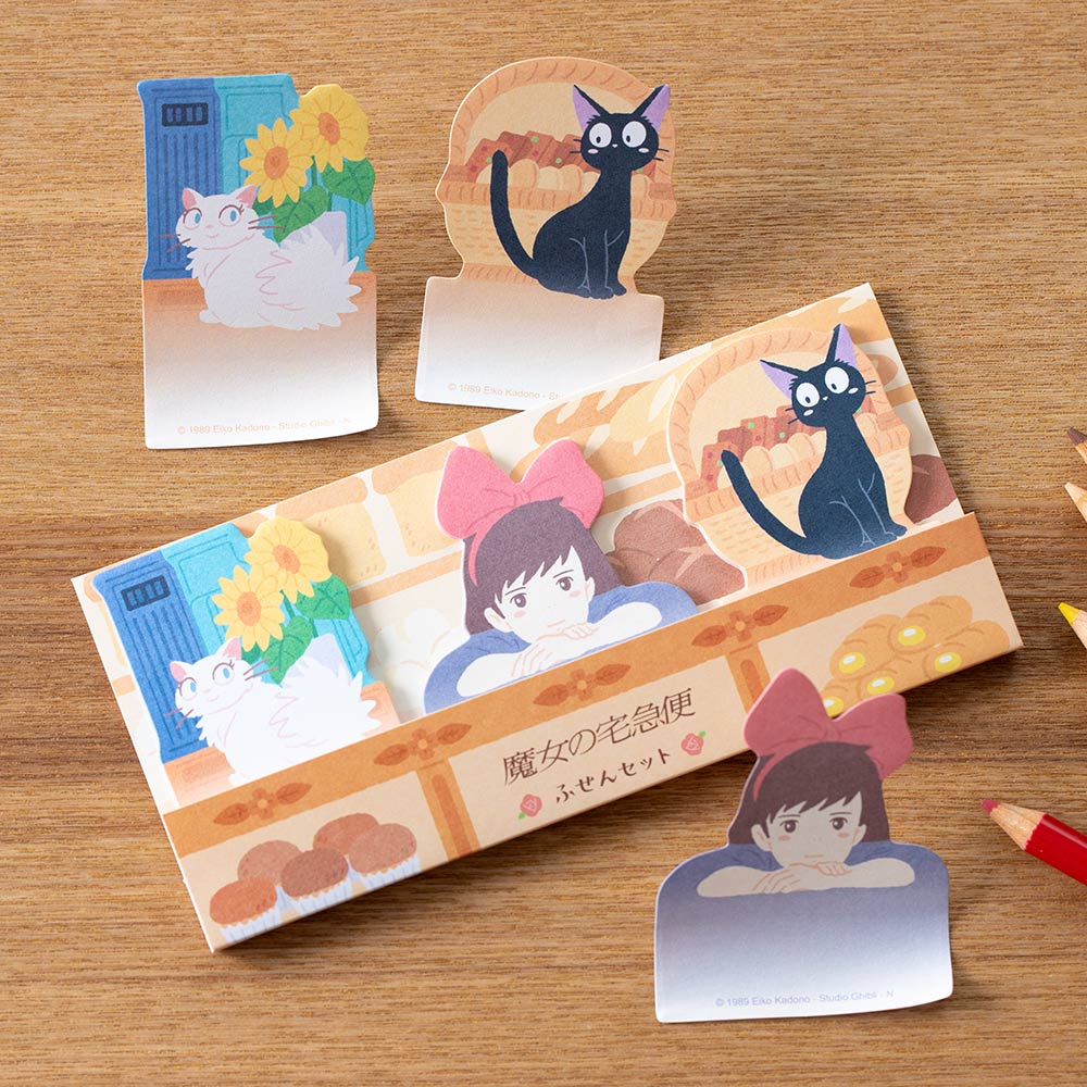 Studio Ghibli - Die-Cut Sticky Note Packs (3 Types) - Kiki's Delivery Service - official view 7
