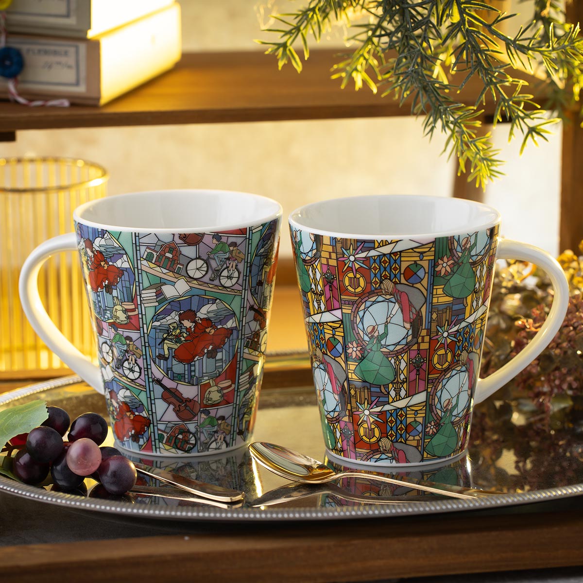 Studio Ghibli - Donguri Closet Art Mugs 340 ml (2 Types) - Howl's Moving Castle - official view 15