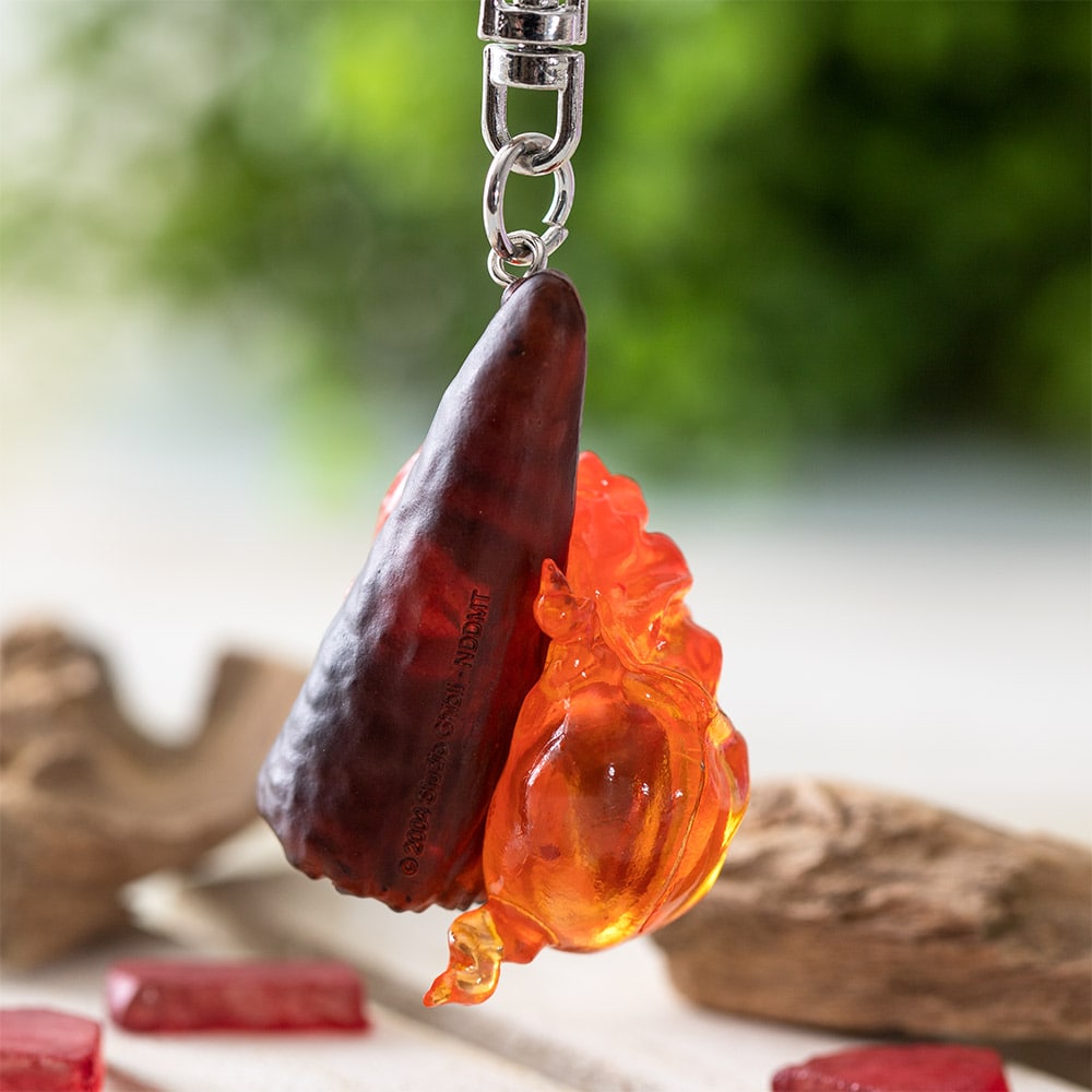 Studio Ghibli - Figural Keyrings (14 Types) - Hanging Calcifer - official view 98