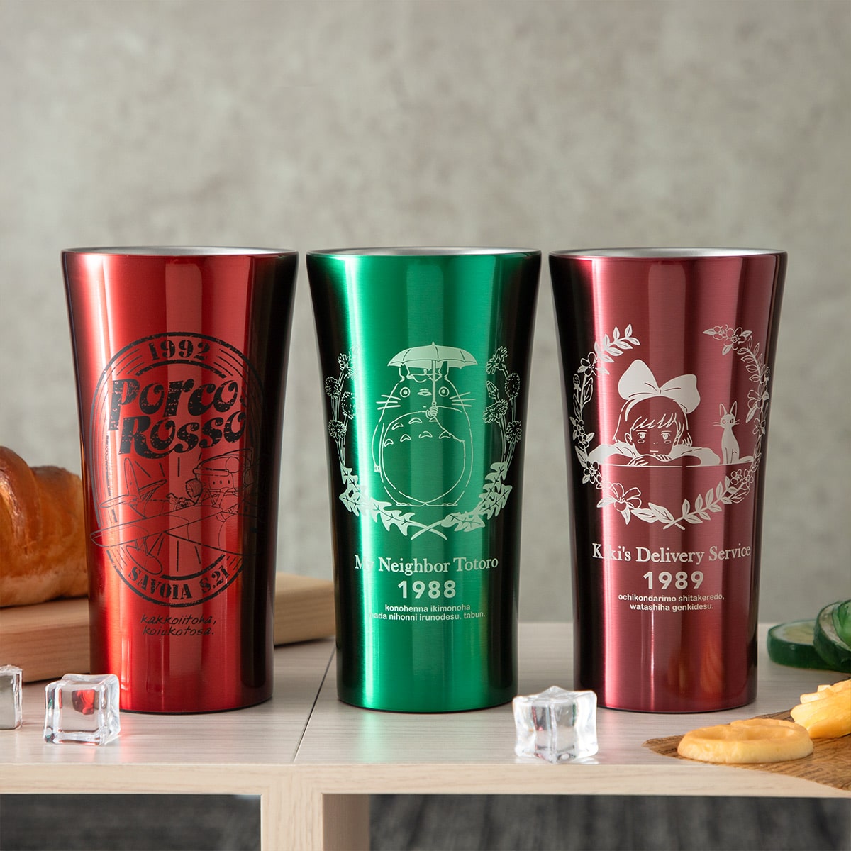 Studio Ghibli Film Emblem Insulated Tumblers 400 ml (3 Types) - My Neighbor Totoro - official view 7