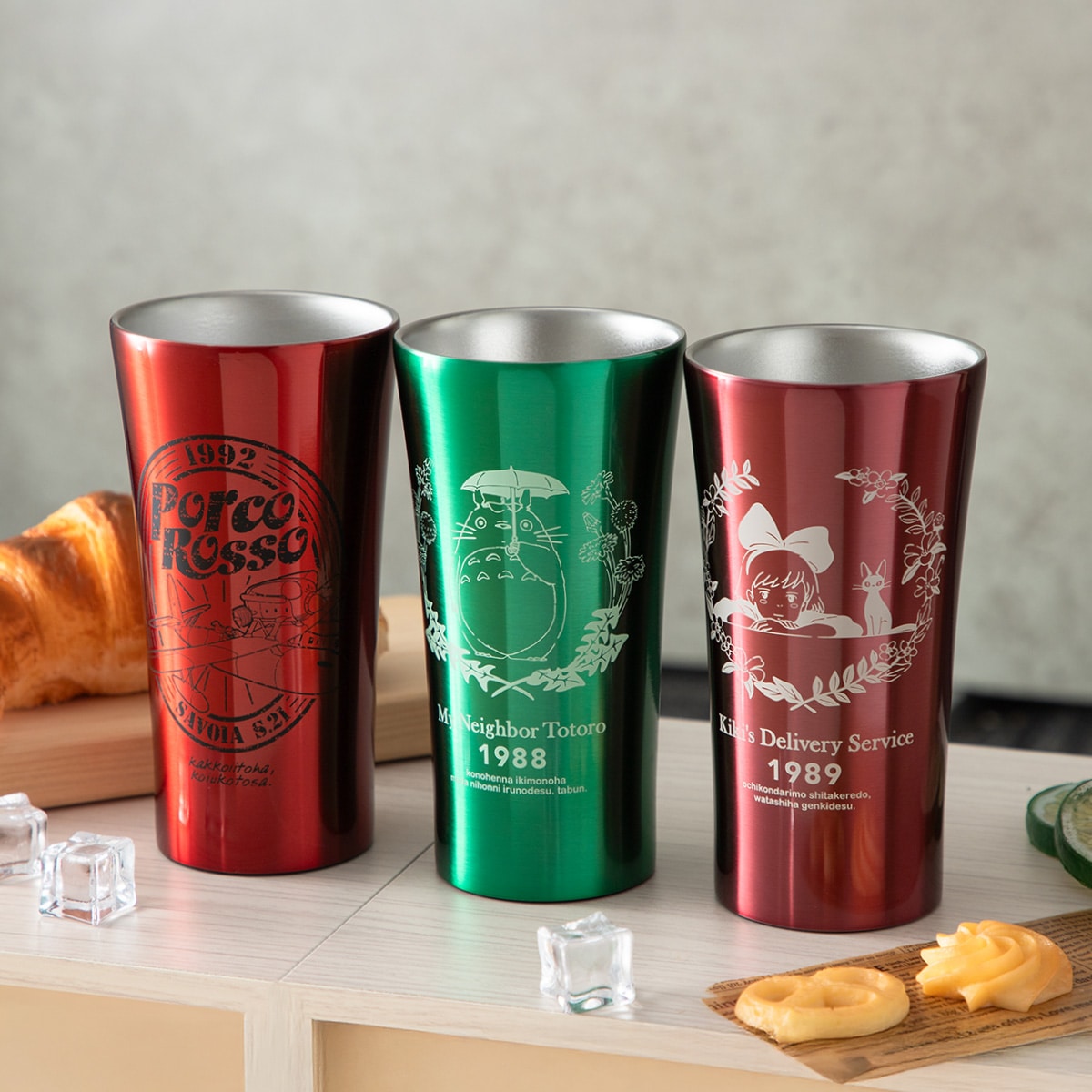 Studio Ghibli Film Emblem Insulated Tumblers 400 ml (3 Types) - My Neighbor Totoro - official view 8