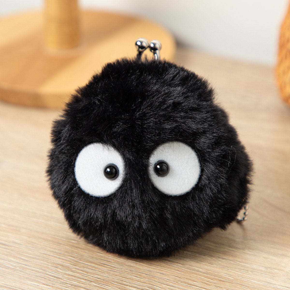 Studio Ghibli - Fluffy Mini Clasp Purses (9 Types) - Soot Sprites - official view 18