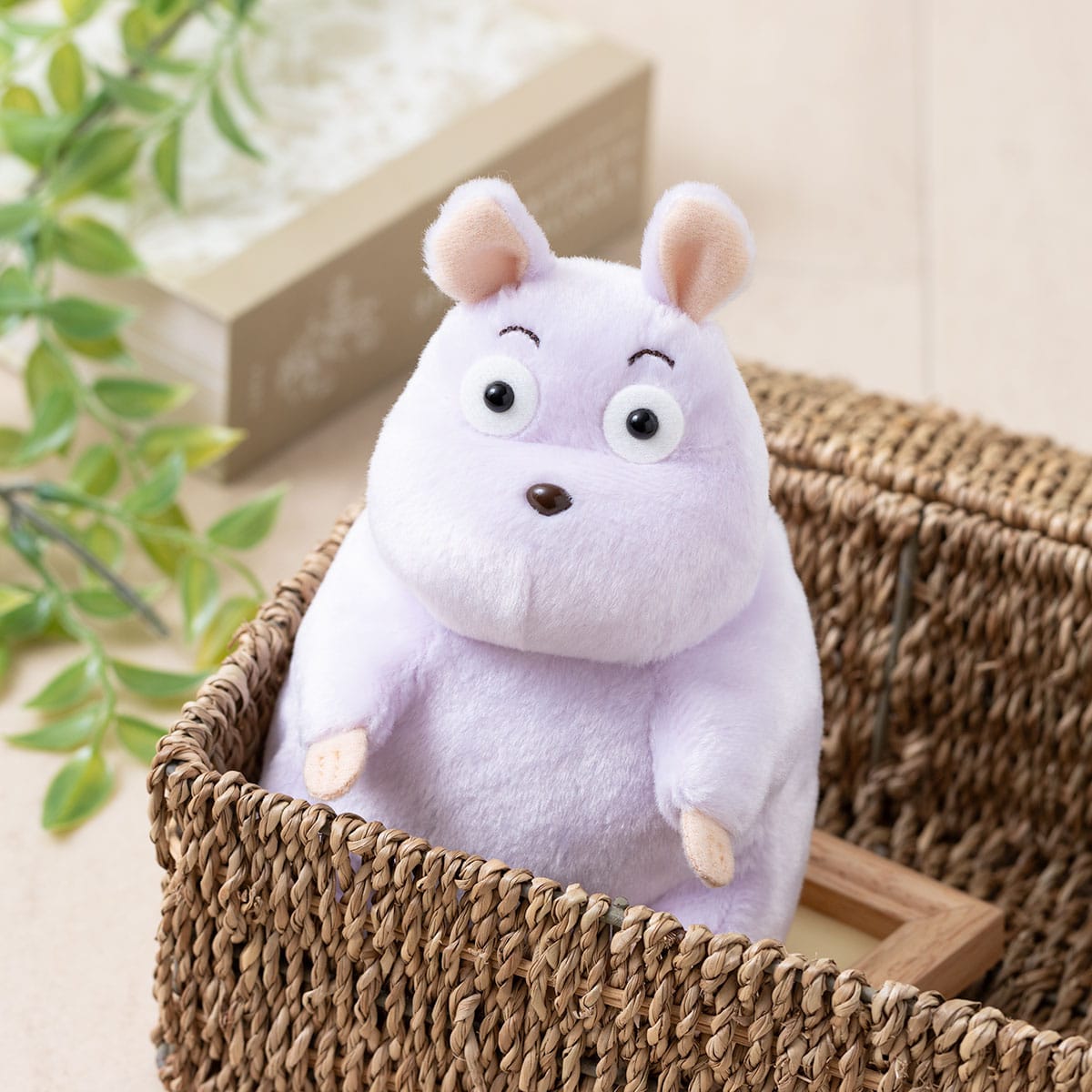 Studio Ghibli - Fluffy Otedama Plush M (7 Types) - Boh Mouse - official view 28