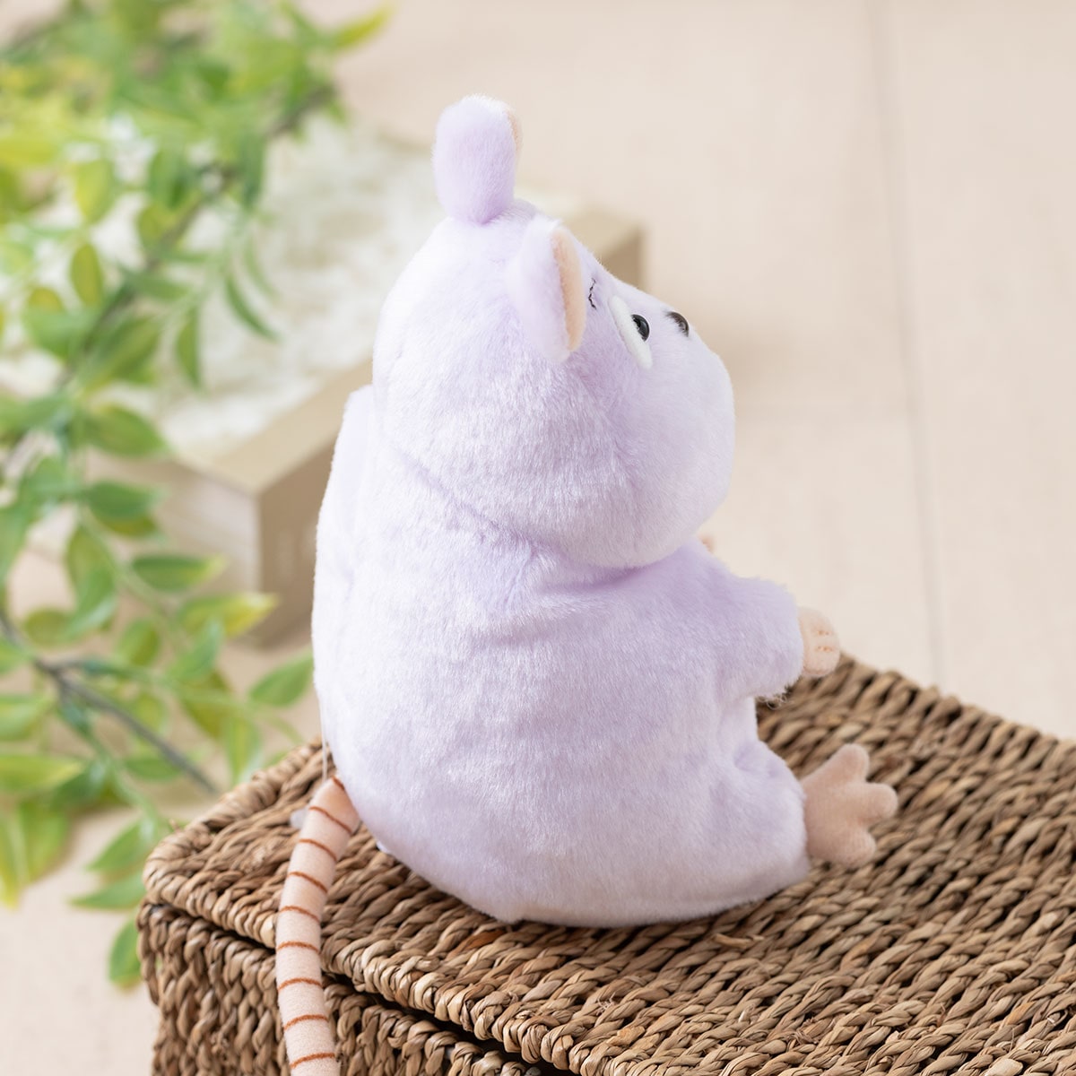 Studio Ghibli - Fluffy Otedama Plush M (7 Types) - Boh Mouse - official view 29