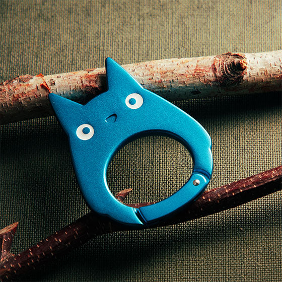 Studio Ghibli - GBL Character Face Carabiners (11 Types) - Blue Totoro - official view 11