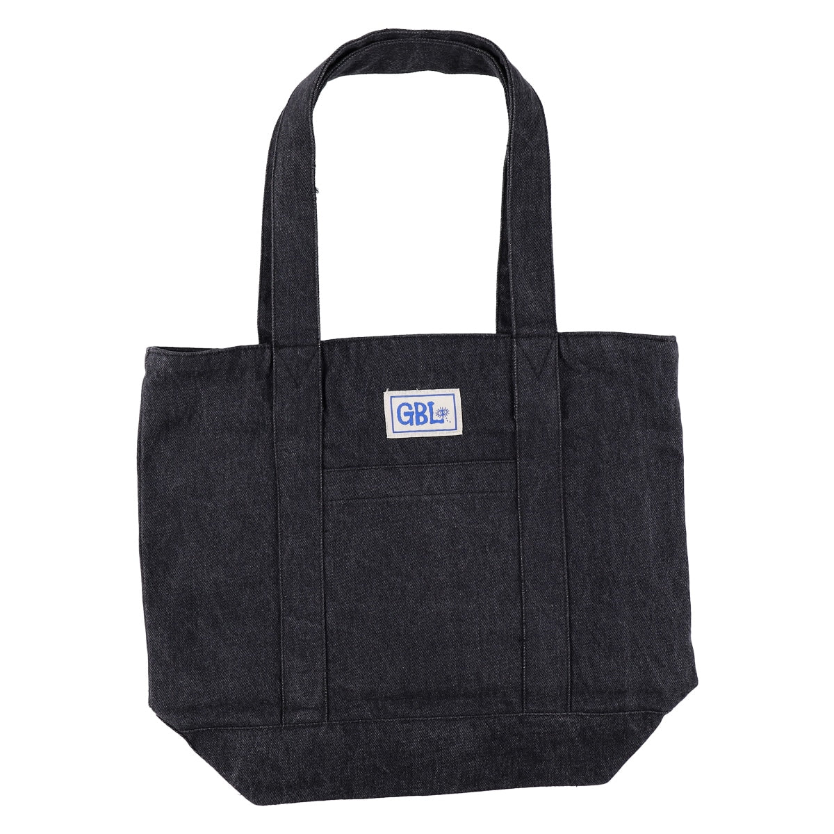 Studio Ghibli GBL Discharge Denim Tote Bags (4 Types) - Black No-Face - official view 5