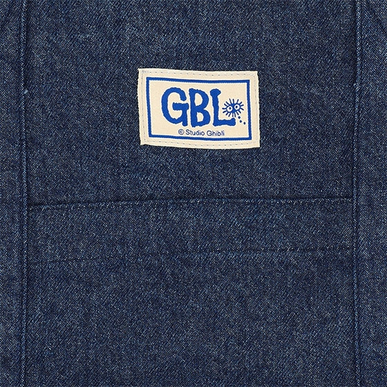 Studio Ghibli GBL Discharge Denim Tote Bags (4 Types) - Indigo Porco Rosso - official view 21