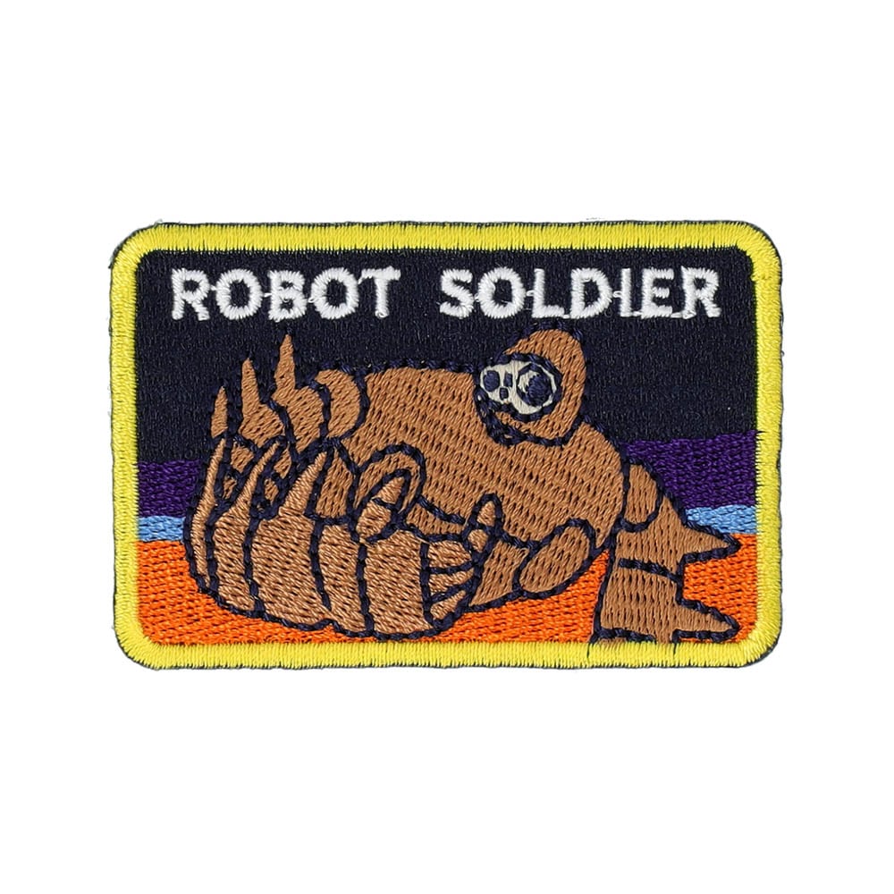 Studio Ghibli GBL Embroidered Iron-On Patches (4 Types) - Robot Soldier Demon - official view 13