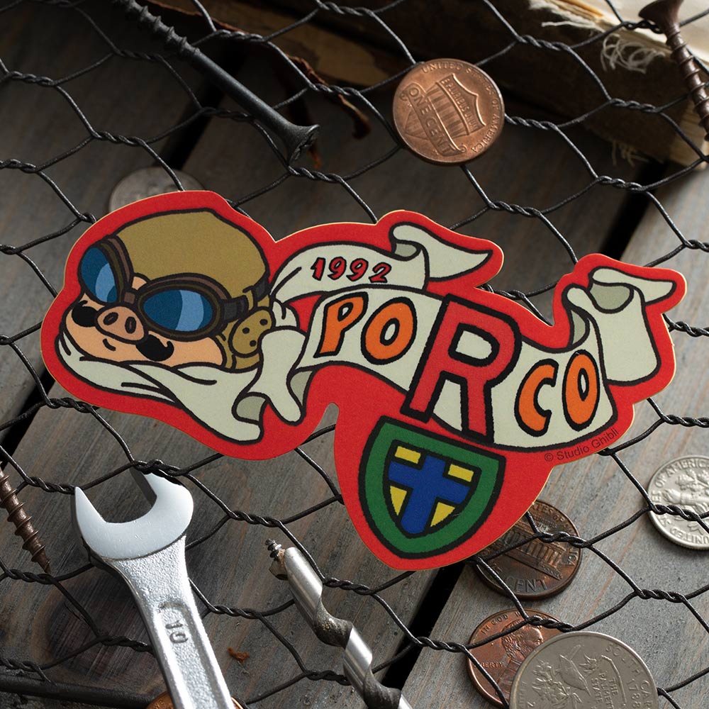 Studio Ghibli - GBL Graphic Stickers (8 Types) - Porco - official view 9