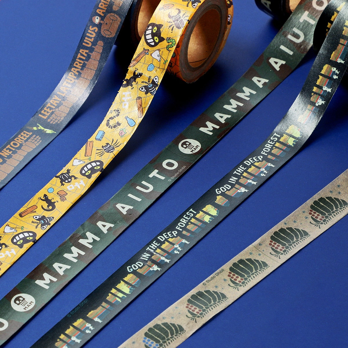 Studio Ghibli - GBL Masking Tapes (7 Types) - Castle in the Sky Secret Words - official view 4