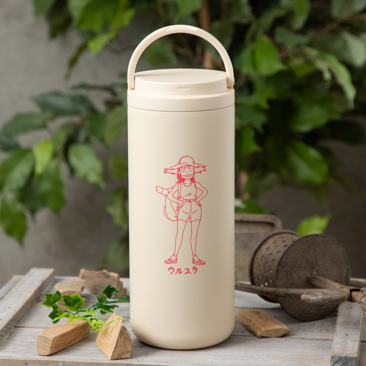Studio Ghibli GBL x thermo mug Lantern Bottles (2 Types) - Ursula - official view 22