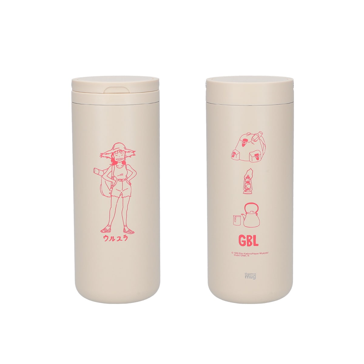 Studio Ghibli GBL x thermo mug Lantern Bottles (2 Types) - Ursula - official view 25