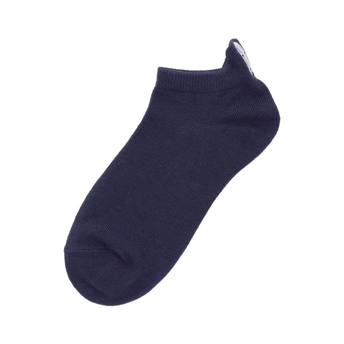 Studio Ghibli Heel-Embroidered Sneaker Socks 23-25 cm (5 Types) - No-Face - Purple - official view 11