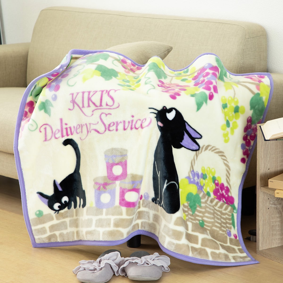 Studio Ghibli - Illustrated Lap Blankets (4 Types) - Jiji Vineyard - official view 15