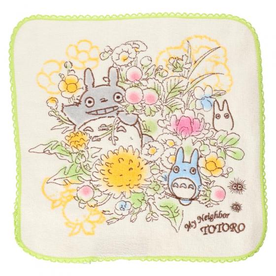 Studio Ghibli - Illustrated Mini Towels (33 Types) - Totoro Spring Bouquet - official view 20