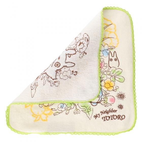 Studio Ghibli - Illustrated Mini Towels (33 Types) - Totoro Spring Bouquet - official view 21