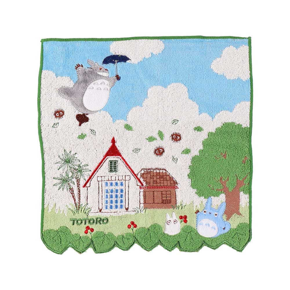 Studio Ghibli - Illustrated Mini Towels (33 Types) - Totoro Sky Walk - official view 41