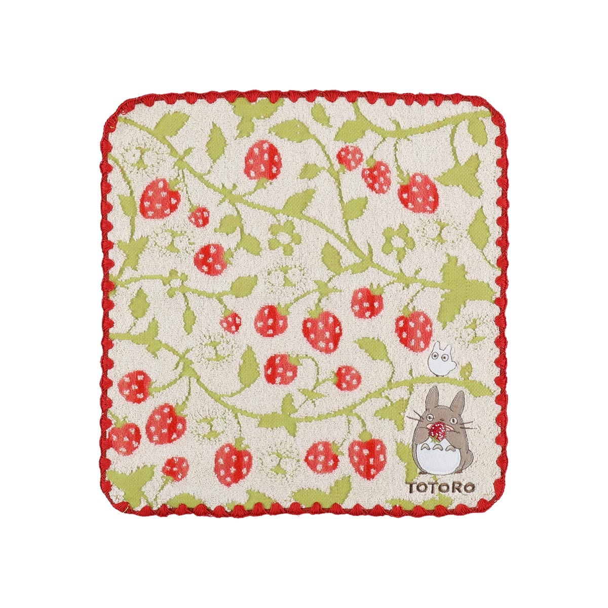 Studio Ghibli - Illustrated Wash Towels (21 Types) - Totoro Strawberry Forest - official view 33