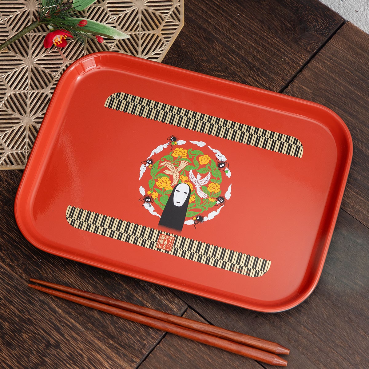Studio Ghibli Japanese-Style Serving Trays (2 Types) - Spirited Away - official view 16
