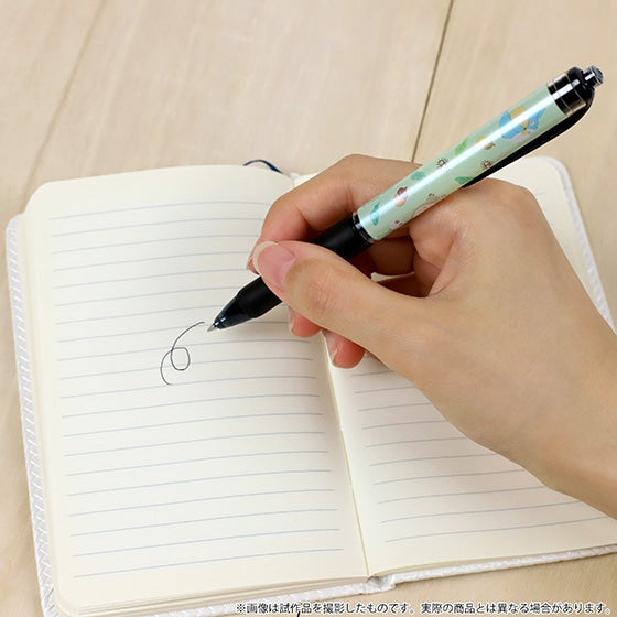 Studio Ghibli - Jetstream 0.5 mm Black Ballpoint Pens (4 Types) - Totoro on a Leaf - official view 4