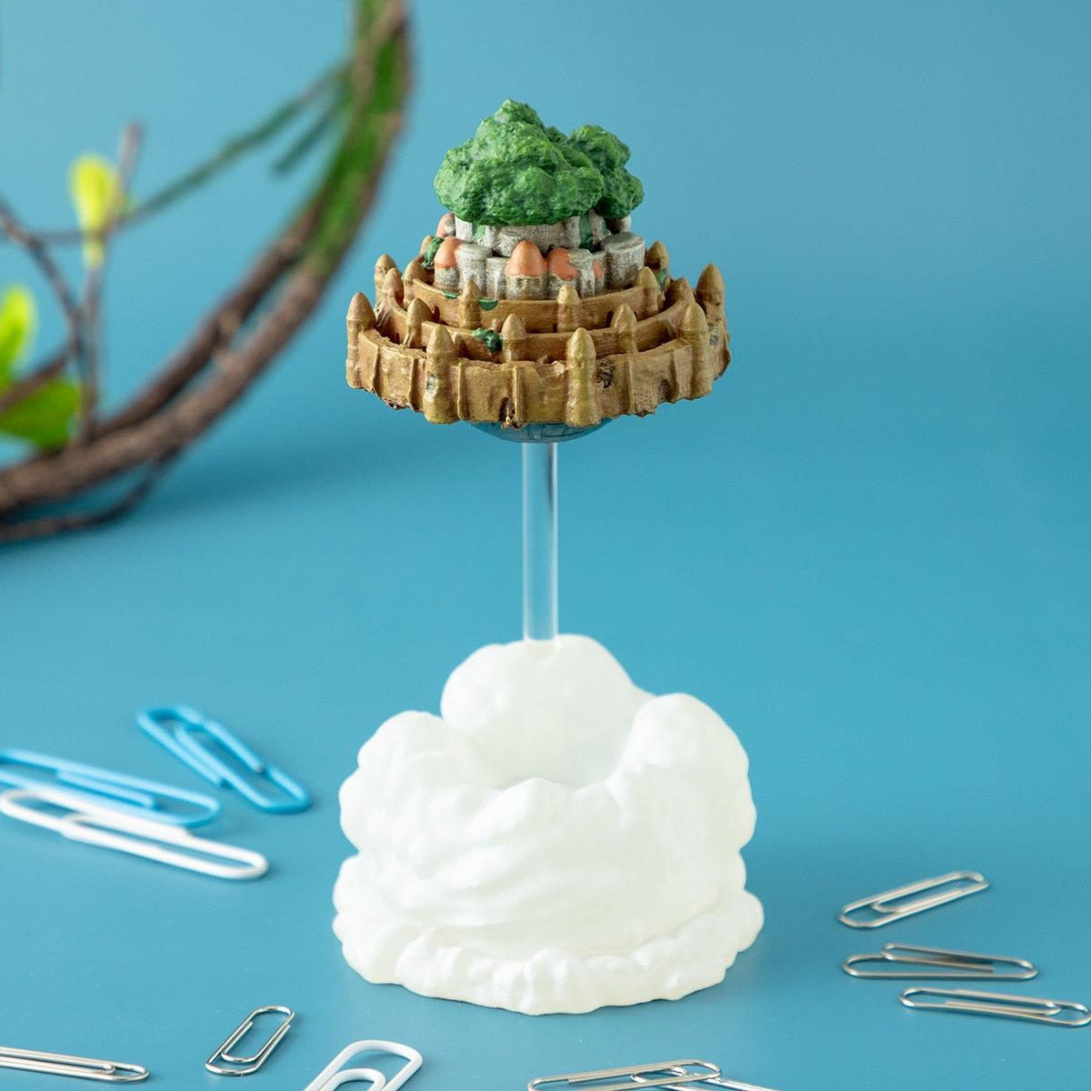 Studio Ghibli Magnetic Clip Holders (2 Types) - Laputa Castle - official view 2