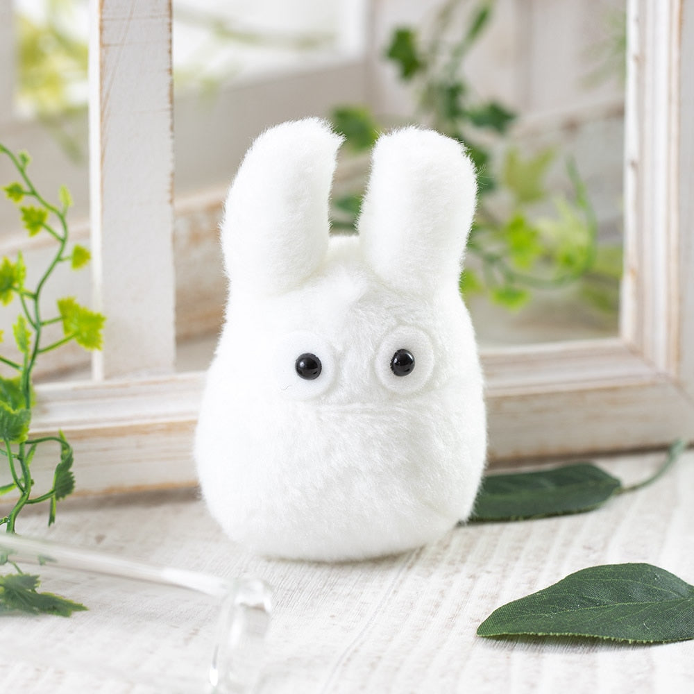 Studio Ghibli - Mini Fluffy Otedama Plush (5 Types) - White Totoro - official view 9
